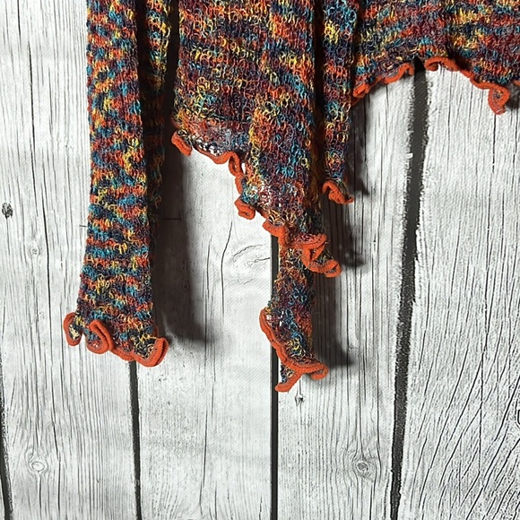 Van Klee multi-color open lightweight coverup - Picture 2 of 7